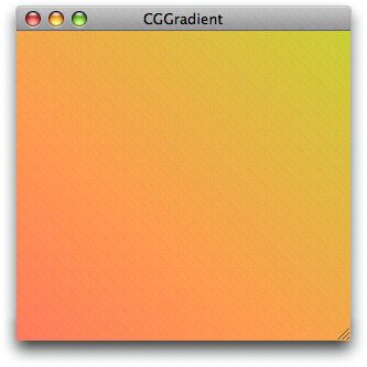 An axial gradient along a 45 degree axis